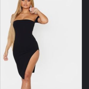 Black with off shoulder cuff